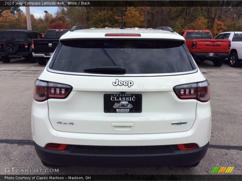 White / Black 2020 Jeep Compass Latitude 4x4