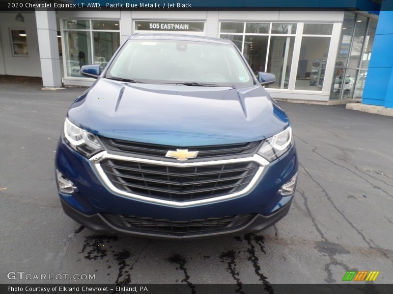 Pacific Blue Metallic / Jet Black 2020 Chevrolet Equinox LT AWD