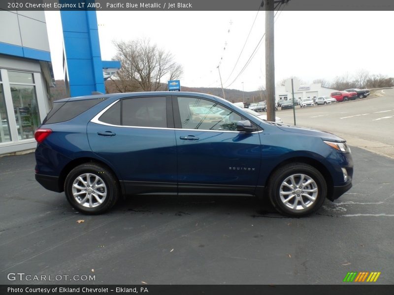 Pacific Blue Metallic / Jet Black 2020 Chevrolet Equinox LT AWD