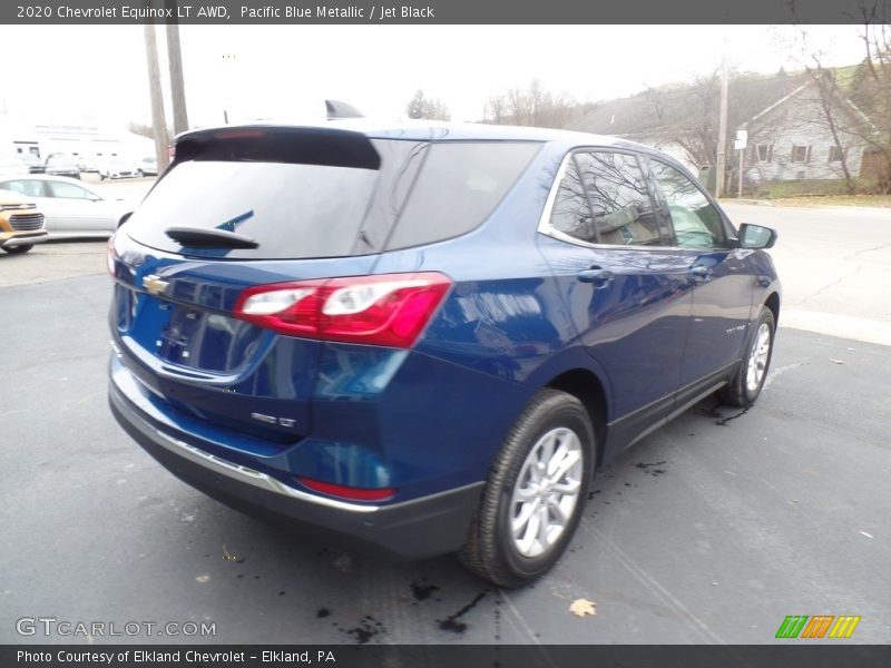 Pacific Blue Metallic / Jet Black 2020 Chevrolet Equinox LT AWD