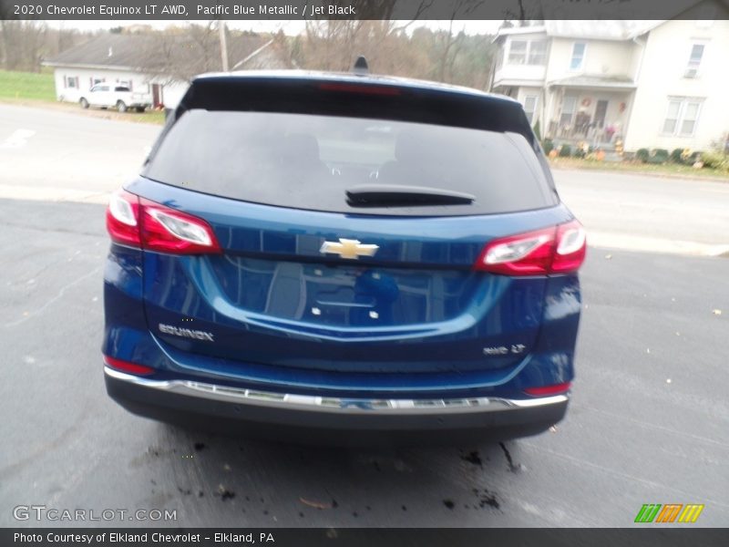 Pacific Blue Metallic / Jet Black 2020 Chevrolet Equinox LT AWD