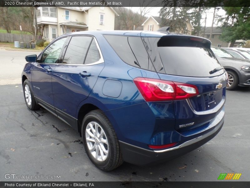 Pacific Blue Metallic / Jet Black 2020 Chevrolet Equinox LT AWD