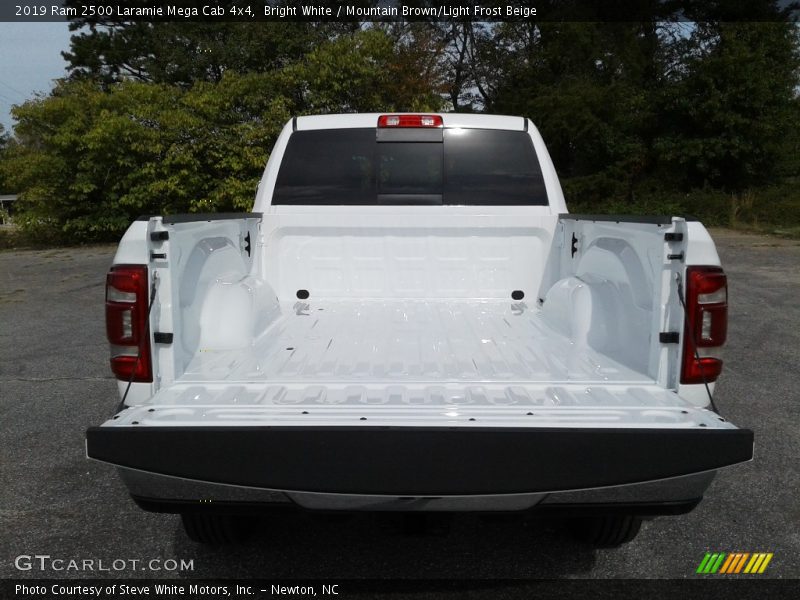 Bright White / Mountain Brown/Light Frost Beige 2019 Ram 2500 Laramie Mega Cab 4x4