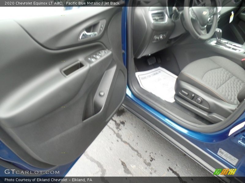 Pacific Blue Metallic / Jet Black 2020 Chevrolet Equinox LT AWD