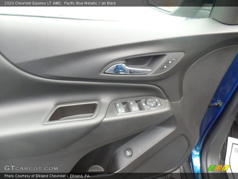 Pacific Blue Metallic / Jet Black 2020 Chevrolet Equinox LT AWD