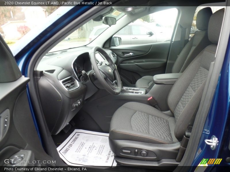 Pacific Blue Metallic / Jet Black 2020 Chevrolet Equinox LT AWD