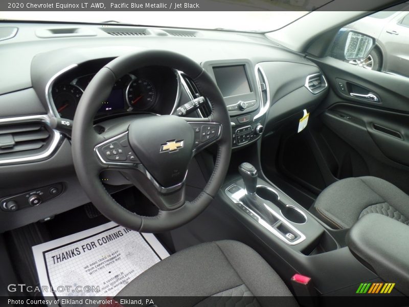 Pacific Blue Metallic / Jet Black 2020 Chevrolet Equinox LT AWD