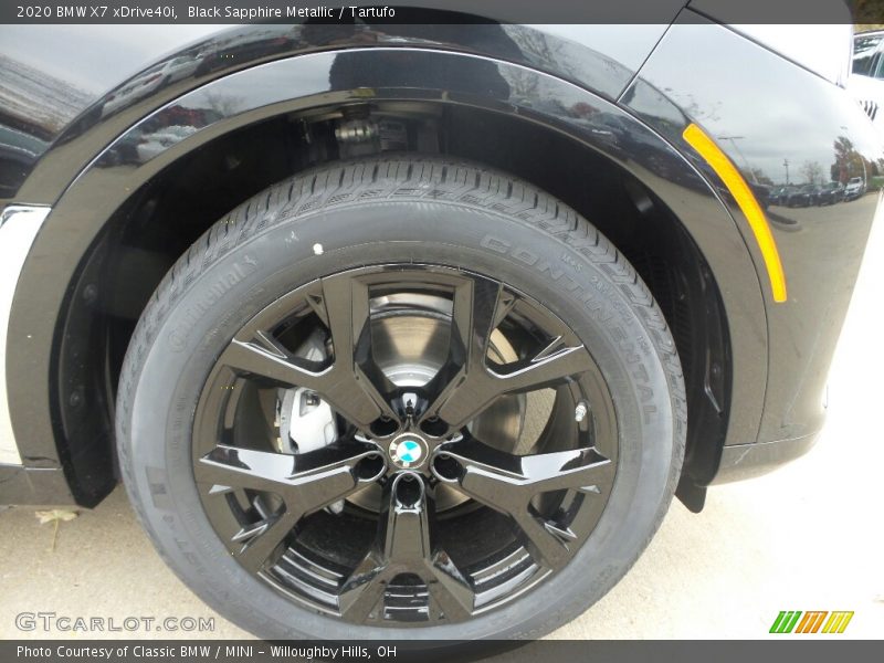 Black Sapphire Metallic / Tartufo 2020 BMW X7 xDrive40i