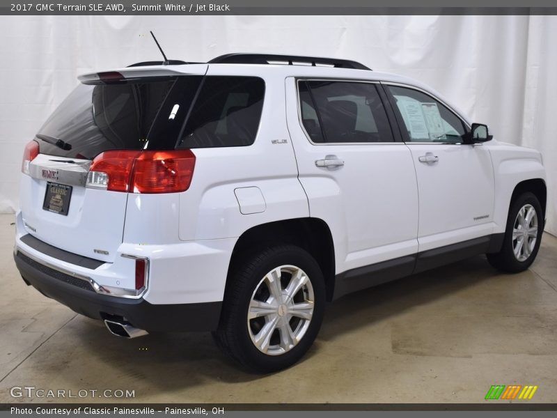 Summit White / Jet Black 2017 GMC Terrain SLE AWD