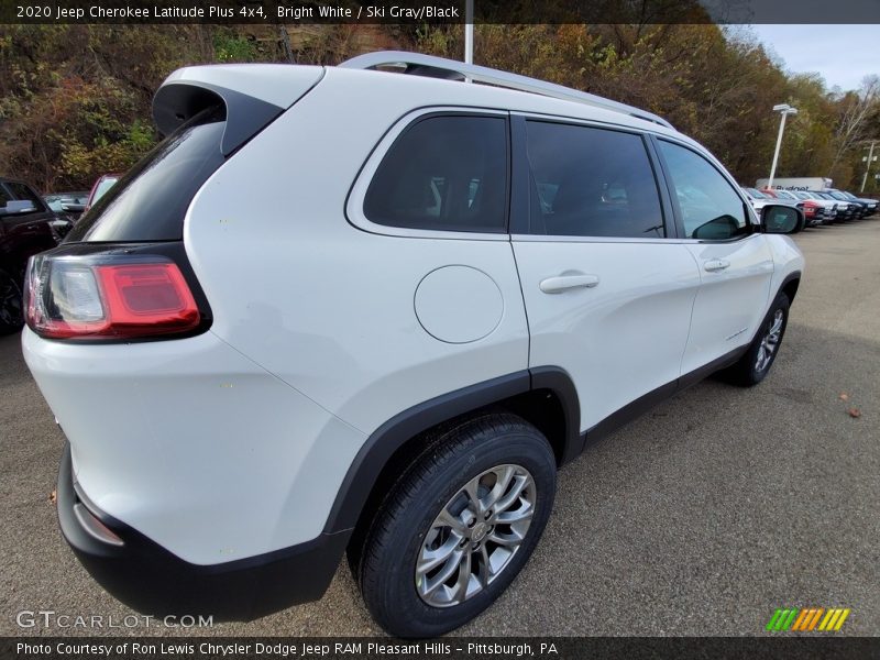 Bright White / Ski Gray/Black 2020 Jeep Cherokee Latitude Plus 4x4