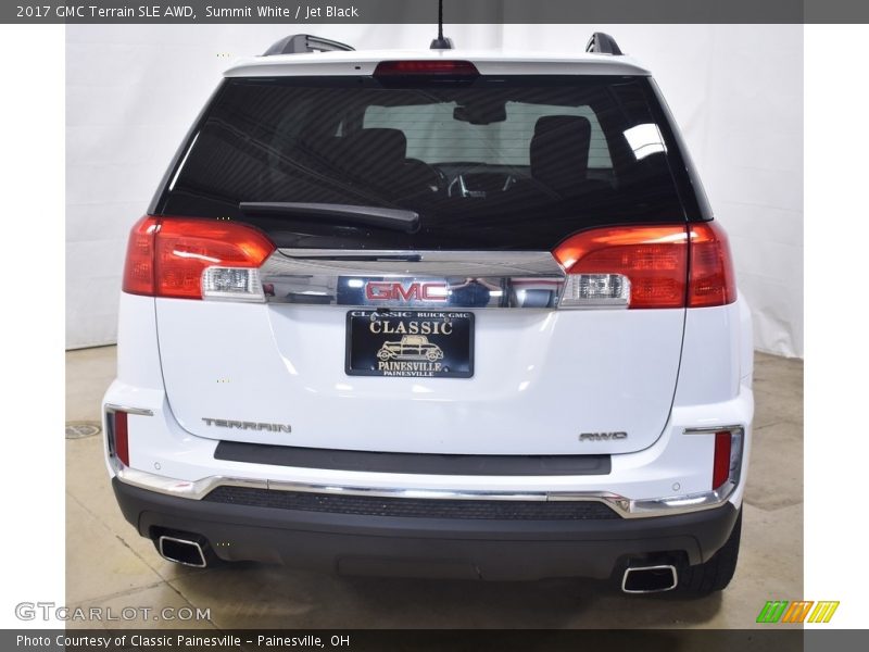Summit White / Jet Black 2017 GMC Terrain SLE AWD