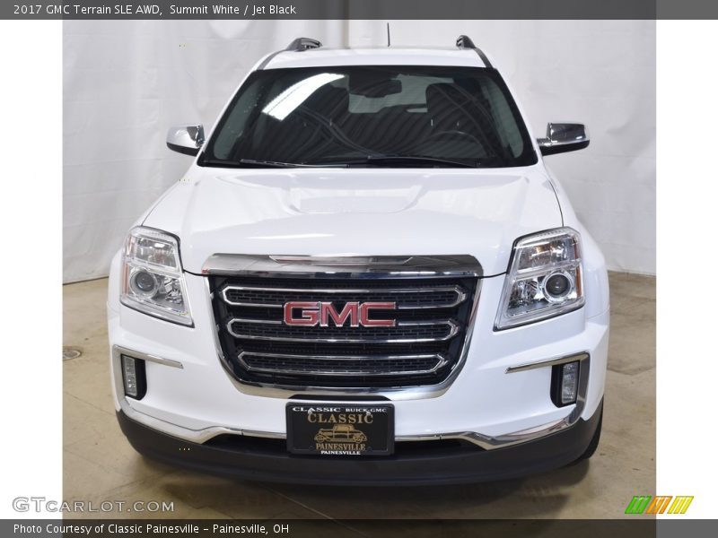 Summit White / Jet Black 2017 GMC Terrain SLE AWD