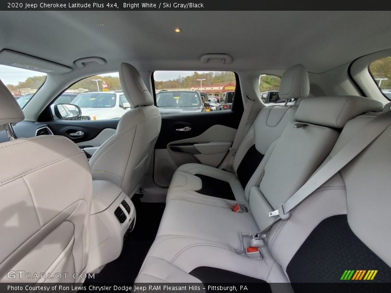 Bright White / Ski Gray/Black 2020 Jeep Cherokee Latitude Plus 4x4