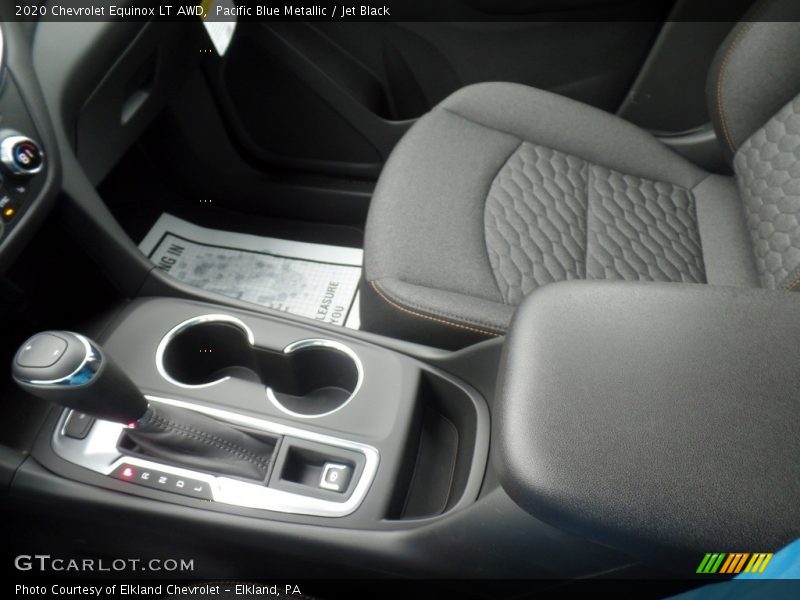 Pacific Blue Metallic / Jet Black 2020 Chevrolet Equinox LT AWD