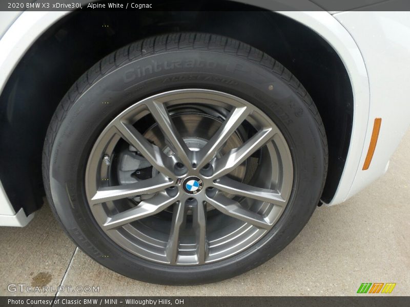 Alpine White / Cognac 2020 BMW X3 xDrive30i