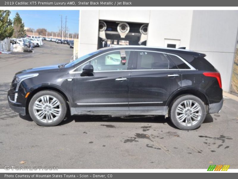 Stellar Black Metallic / Jet Black 2019 Cadillac XT5 Premium Luxury AWD