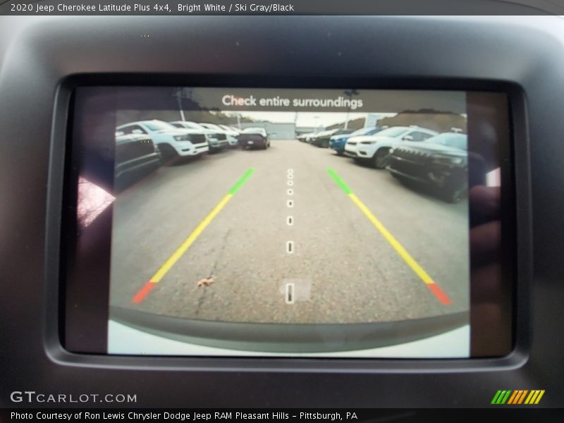Bright White / Ski Gray/Black 2020 Jeep Cherokee Latitude Plus 4x4