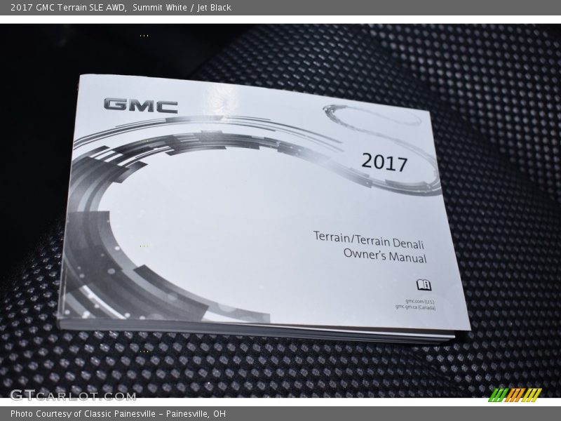 Summit White / Jet Black 2017 GMC Terrain SLE AWD