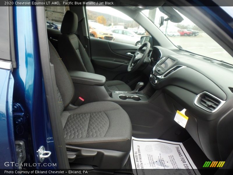Pacific Blue Metallic / Jet Black 2020 Chevrolet Equinox LT AWD