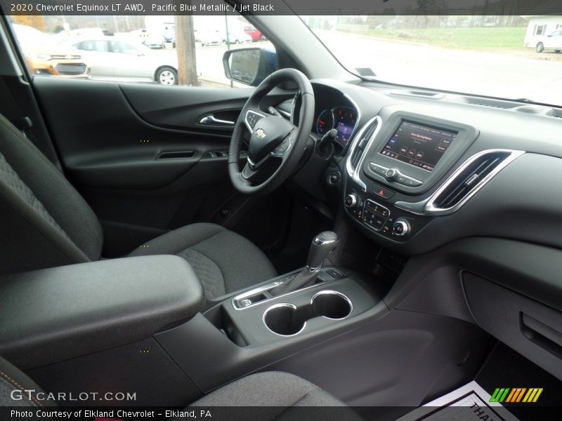 Pacific Blue Metallic / Jet Black 2020 Chevrolet Equinox LT AWD