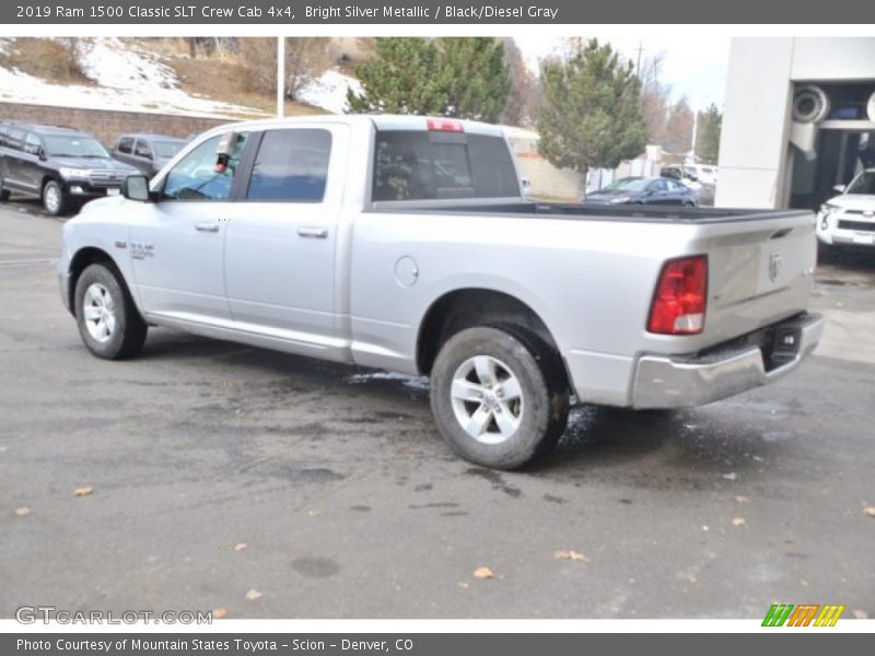 Bright Silver Metallic / Black/Diesel Gray 2019 Ram 1500 Classic SLT Crew Cab 4x4