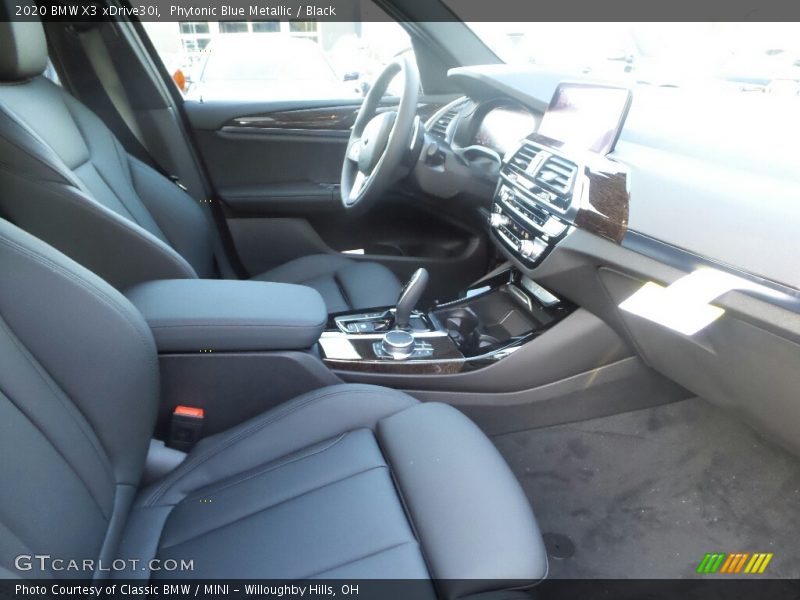 Phytonic Blue Metallic / Black 2020 BMW X3 xDrive30i