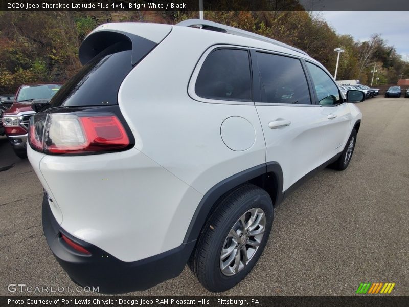 Bright White / Black 2020 Jeep Cherokee Latitude Plus 4x4