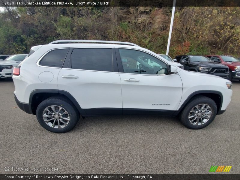 Bright White / Black 2020 Jeep Cherokee Latitude Plus 4x4