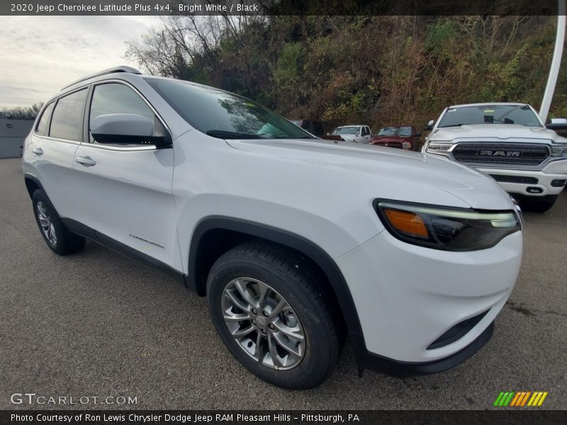 Bright White / Black 2020 Jeep Cherokee Latitude Plus 4x4