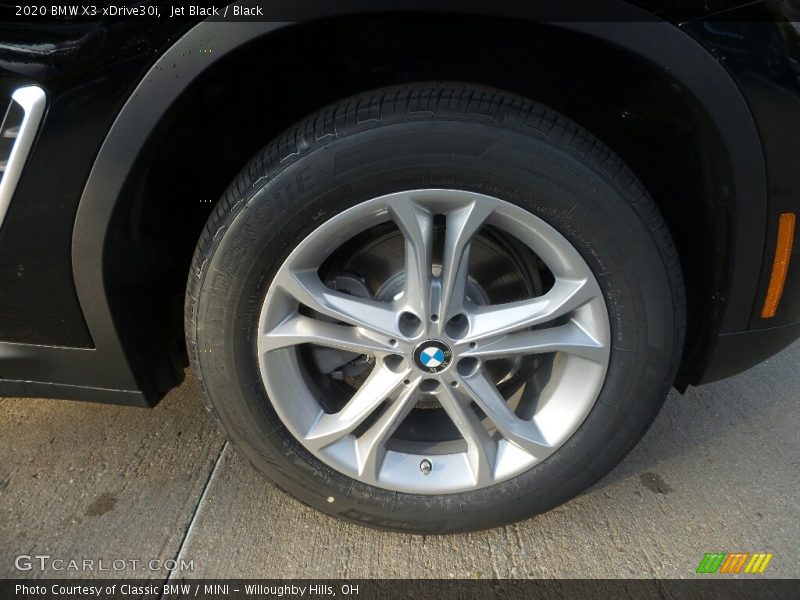 Jet Black / Black 2020 BMW X3 xDrive30i