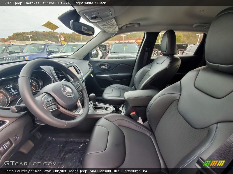 Bright White / Black 2020 Jeep Cherokee Latitude Plus 4x4