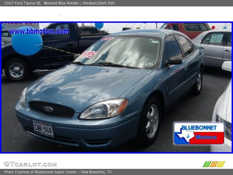 Windveil Blue Metallic / Medium/Dark Flint 2007 Ford Taurus SE