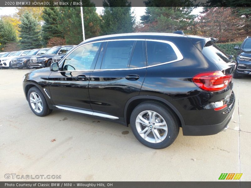 Jet Black / Black 2020 BMW X3 xDrive30i