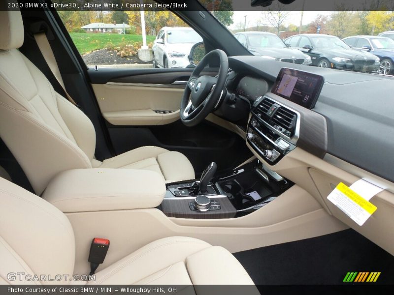 Alpine White / Canberra Beige/Black 2020 BMW X3 xDrive30i
