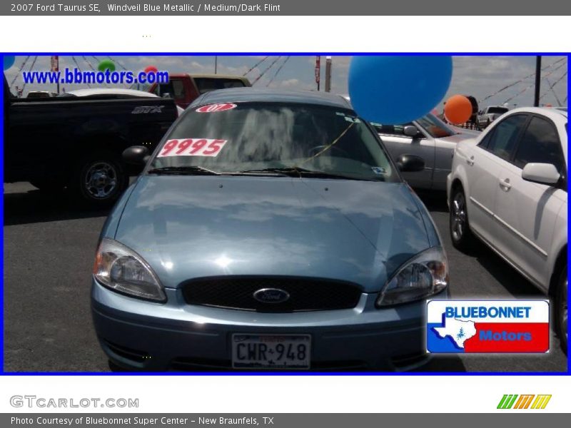 Windveil Blue Metallic / Medium/Dark Flint 2007 Ford Taurus SE