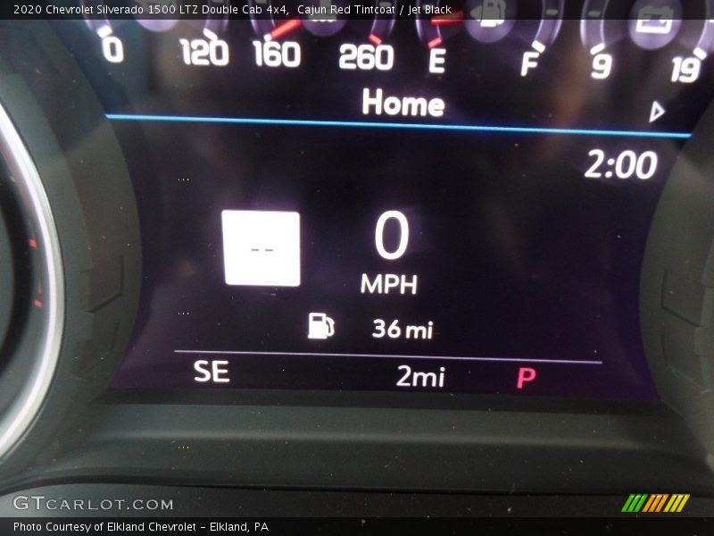 Cajun Red Tintcoat / Jet Black 2020 Chevrolet Silverado 1500 LTZ Double Cab 4x4