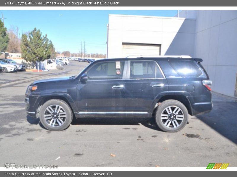 Midnight Black Metallic / Black 2017 Toyota 4Runner Limited 4x4