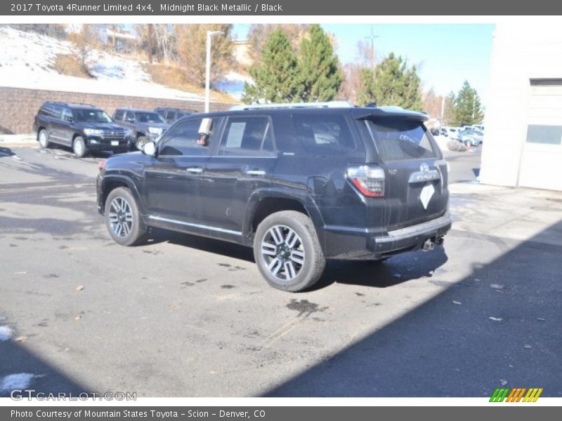 Midnight Black Metallic / Black 2017 Toyota 4Runner Limited 4x4