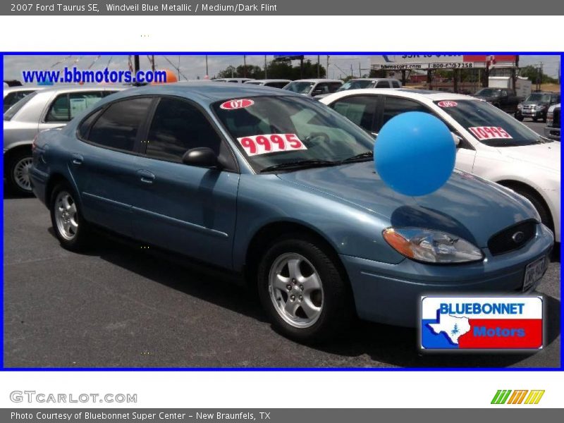 Windveil Blue Metallic / Medium/Dark Flint 2007 Ford Taurus SE