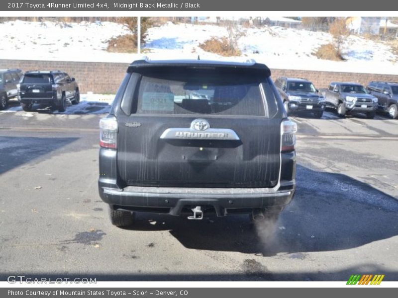 Midnight Black Metallic / Black 2017 Toyota 4Runner Limited 4x4