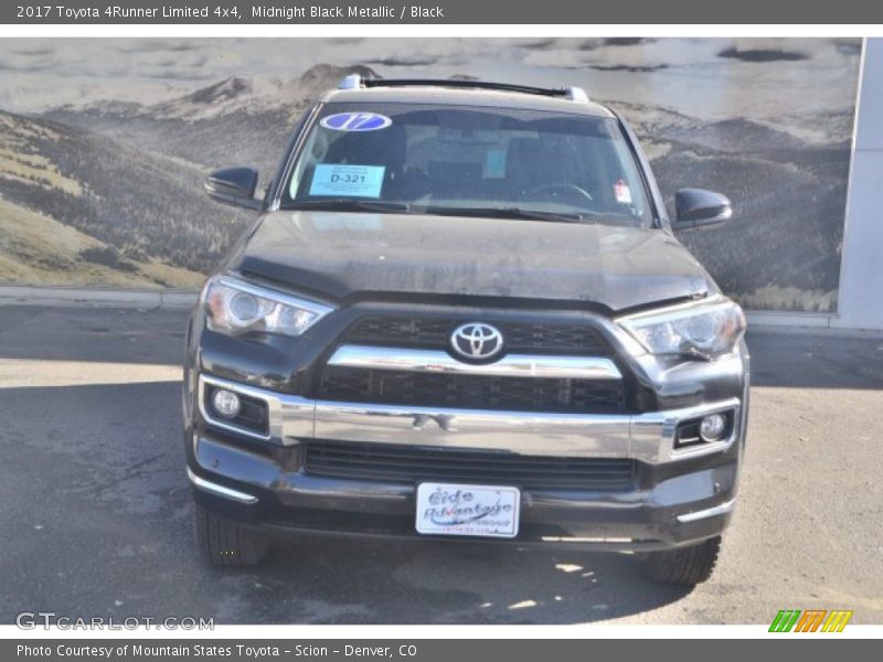 Midnight Black Metallic / Black 2017 Toyota 4Runner Limited 4x4