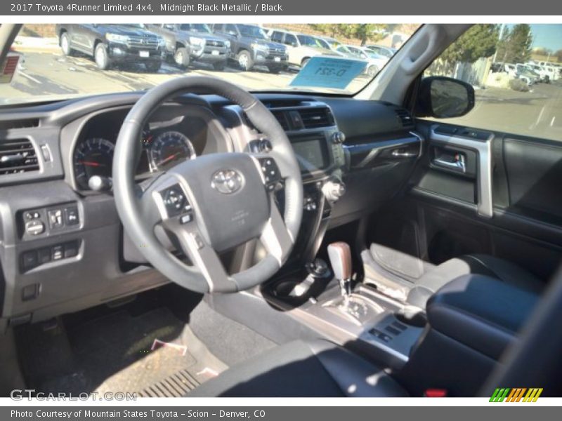 Midnight Black Metallic / Black 2017 Toyota 4Runner Limited 4x4