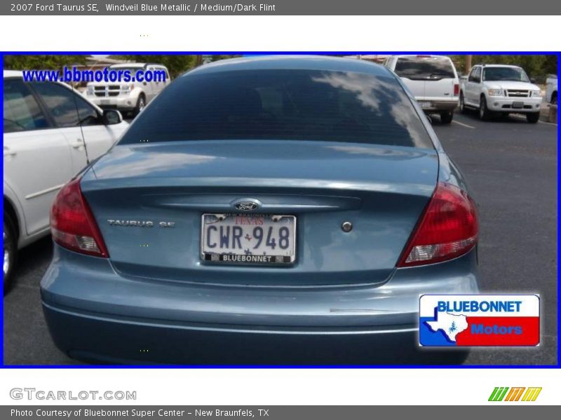 Windveil Blue Metallic / Medium/Dark Flint 2007 Ford Taurus SE