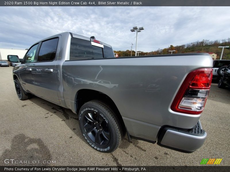 Billet Silver Metallic / Black 2020 Ram 1500 Big Horn Night Edition Crew Cab 4x4