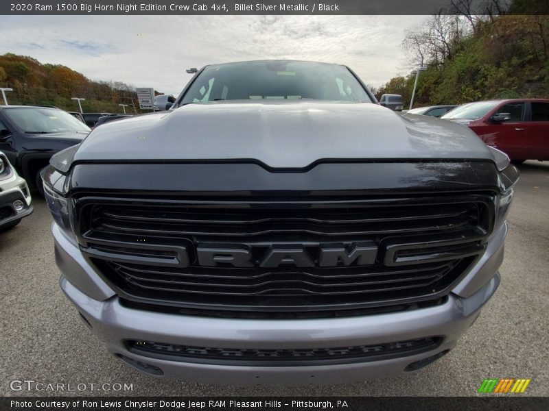 Billet Silver Metallic / Black 2020 Ram 1500 Big Horn Night Edition Crew Cab 4x4