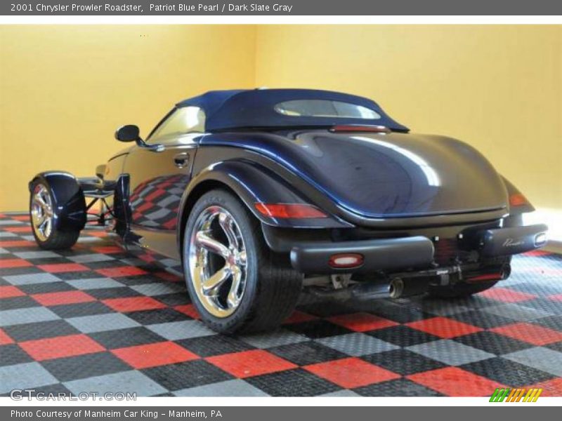Patriot Blue Pearl / Dark Slate Gray 2001 Chrysler Prowler Roadster