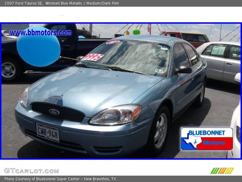 Windveil Blue Metallic / Medium/Dark Flint 2007 Ford Taurus SE