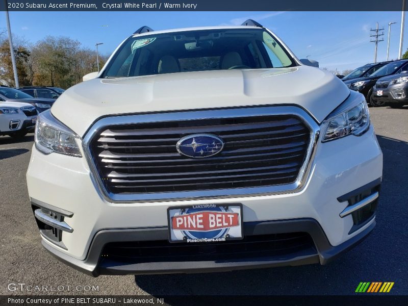 Crystal White Pearl / Warm Ivory 2020 Subaru Ascent Premium
