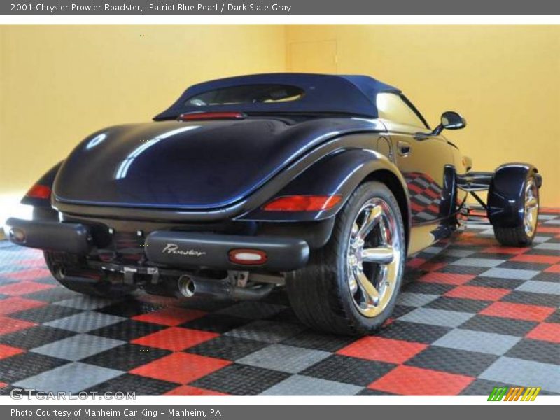 Patriot Blue Pearl / Dark Slate Gray 2001 Chrysler Prowler Roadster