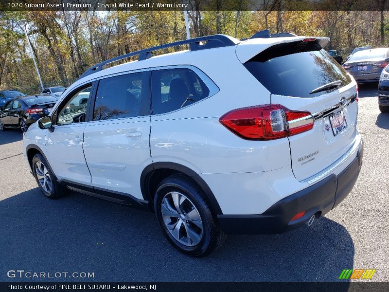 Crystal White Pearl / Warm Ivory 2020 Subaru Ascent Premium